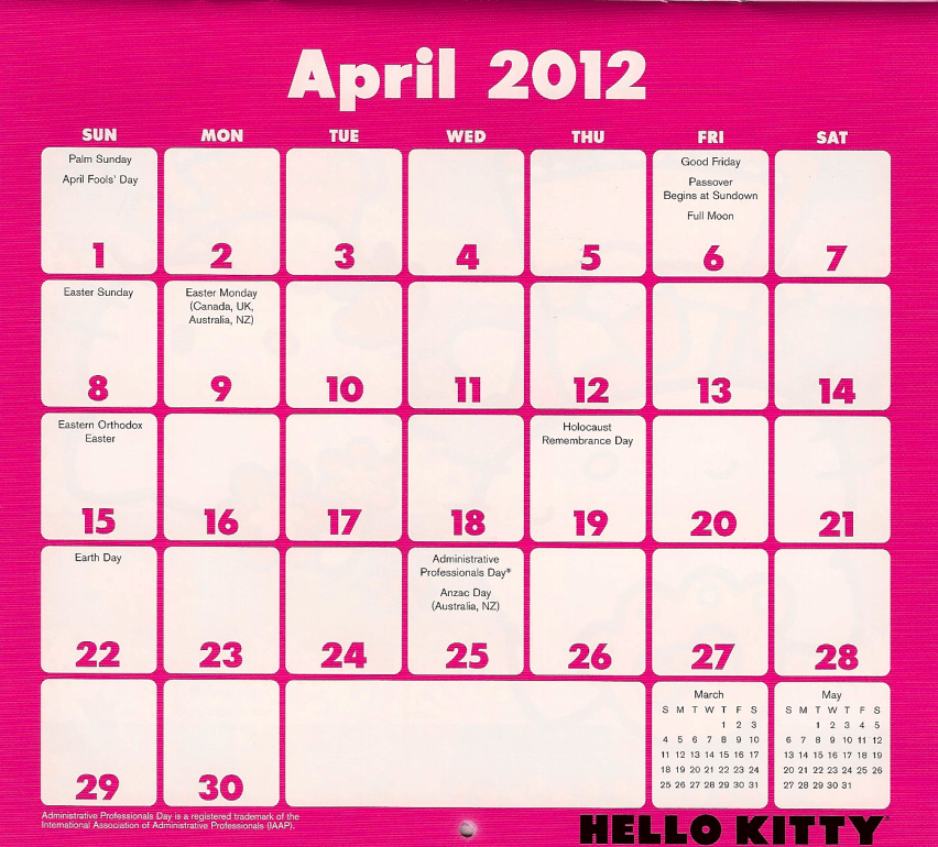 April 2012 Design desk accessories